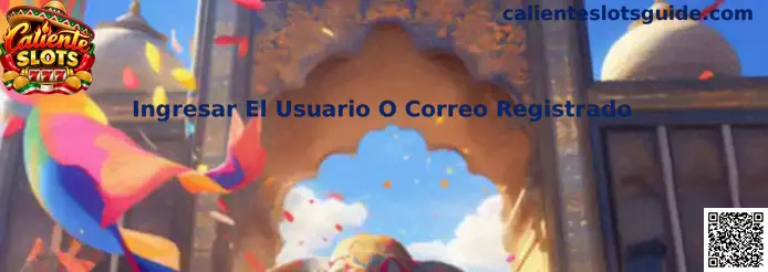 Ingresar el usuario o correo registrado en Caliente Slots
