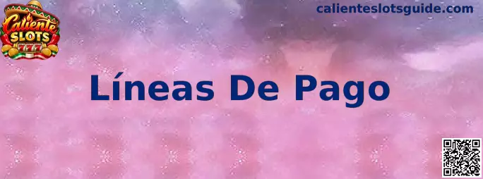 Diagrama informativo sobre líneas de pago en tragamonedas