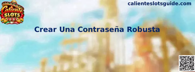 Guía visual para crear una contraseña robusta y proteger una cuenta en línea