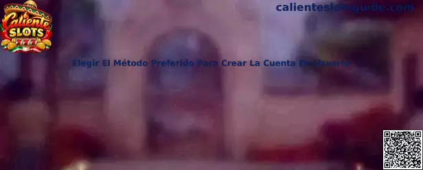 Elegir El Método Preferido Para Crear La Cuenta De Usuario