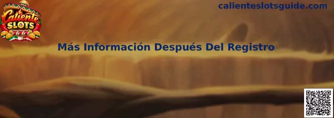 Guía informativa para revisar los pasos posteriores al registro y proteger una cuenta de Caliente Slots